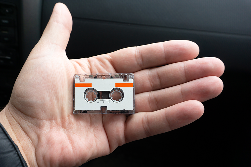 Audio Record What is a microcassette tape?